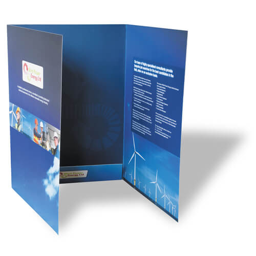 Soft Touch Interlocking Presentation Folders