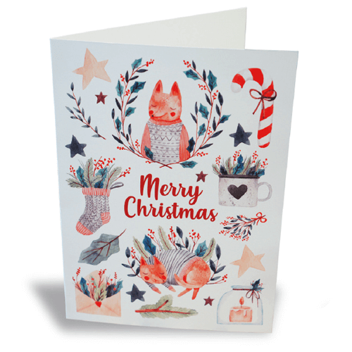 Uncoated Christmas Cards