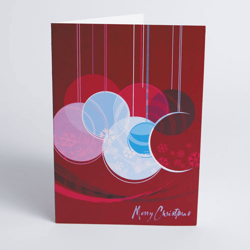 Silk Christmas Cards