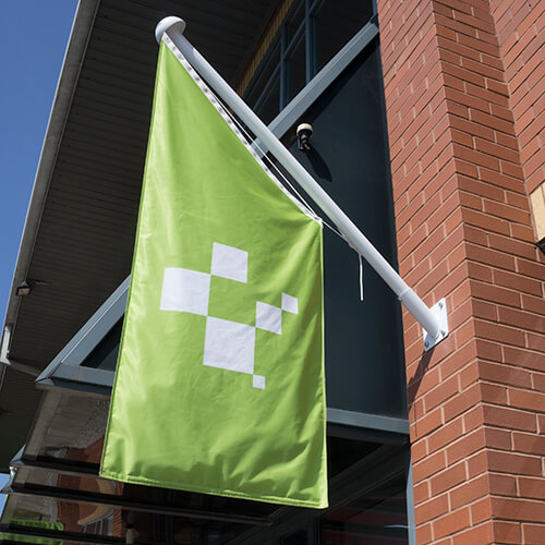 Embassy Flag on the wall