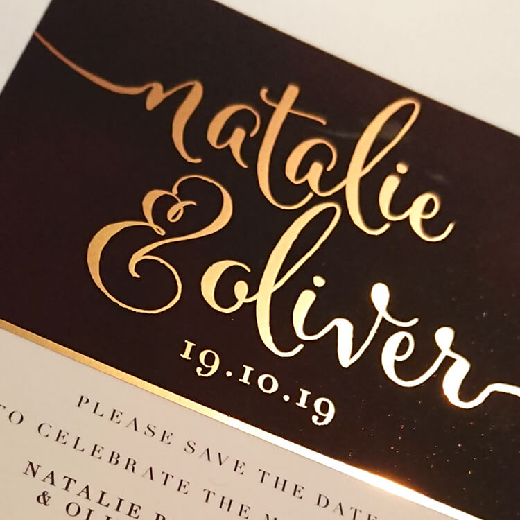 Foil Style Wedding Stationery