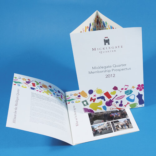 Printed presentation folders