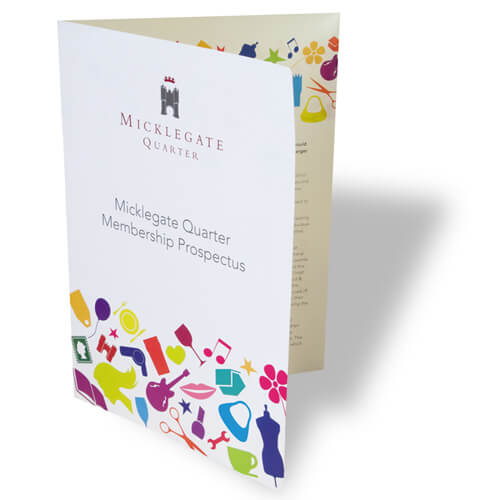 Uncoated Folded Leaflets