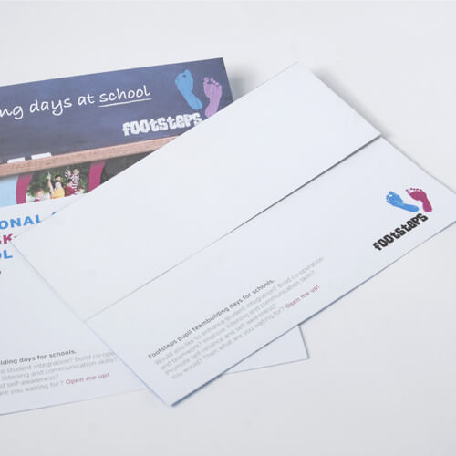 Uncoated One-piece Mailers with print