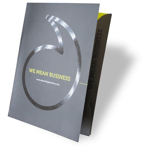 Spot UV Presentation Folders