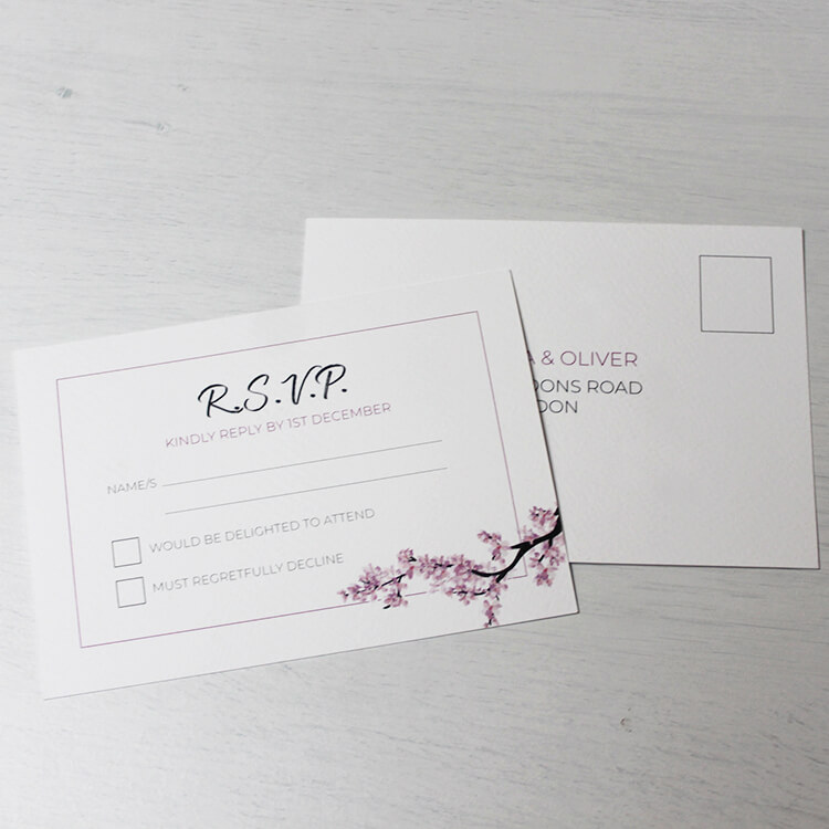 RSVP card