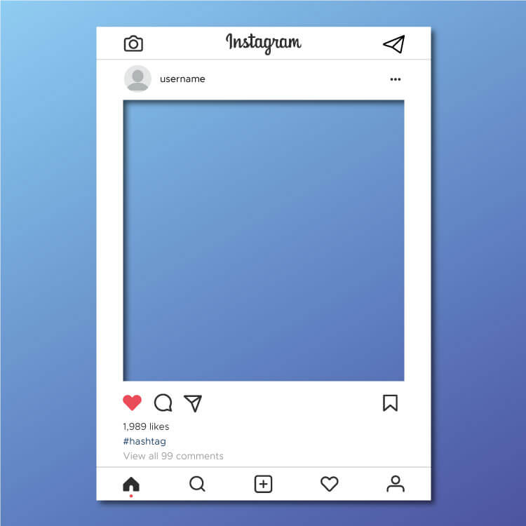 Instagram In Selfie Board Template